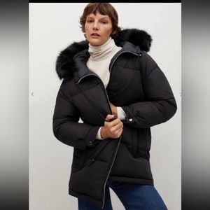 NEW Mango water repellent puffer coat